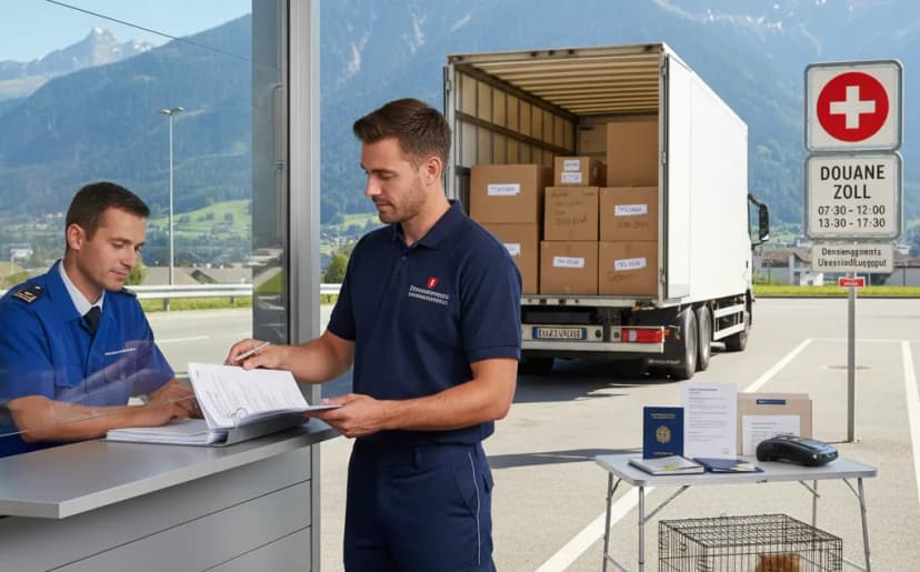 Passage en douane Suisse : Formulaire 18.44 & Guide 2026